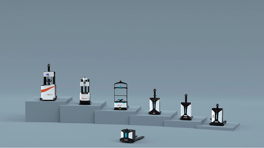 Serie FOLA Robots móviles autónomos de la serie OMNI especializados en movilidad omnidireccional para optimizar el flujo de trabajo en fábricas y almacenes.